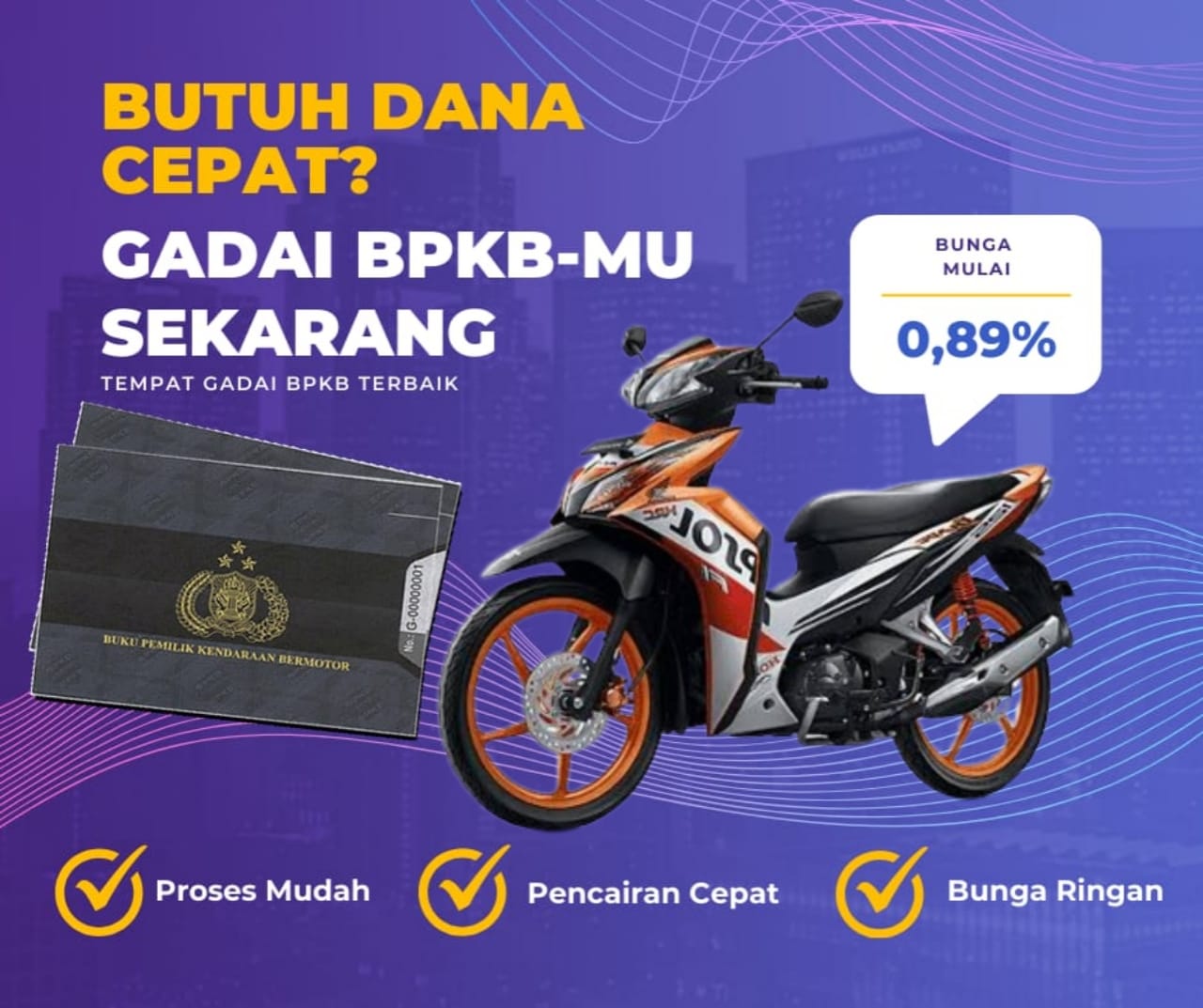 Kredit Jaminan Bpkb Motor Honda NewBlade Fi Repsol Dapat Dana Berapa? Seperti Ini Simulasinya